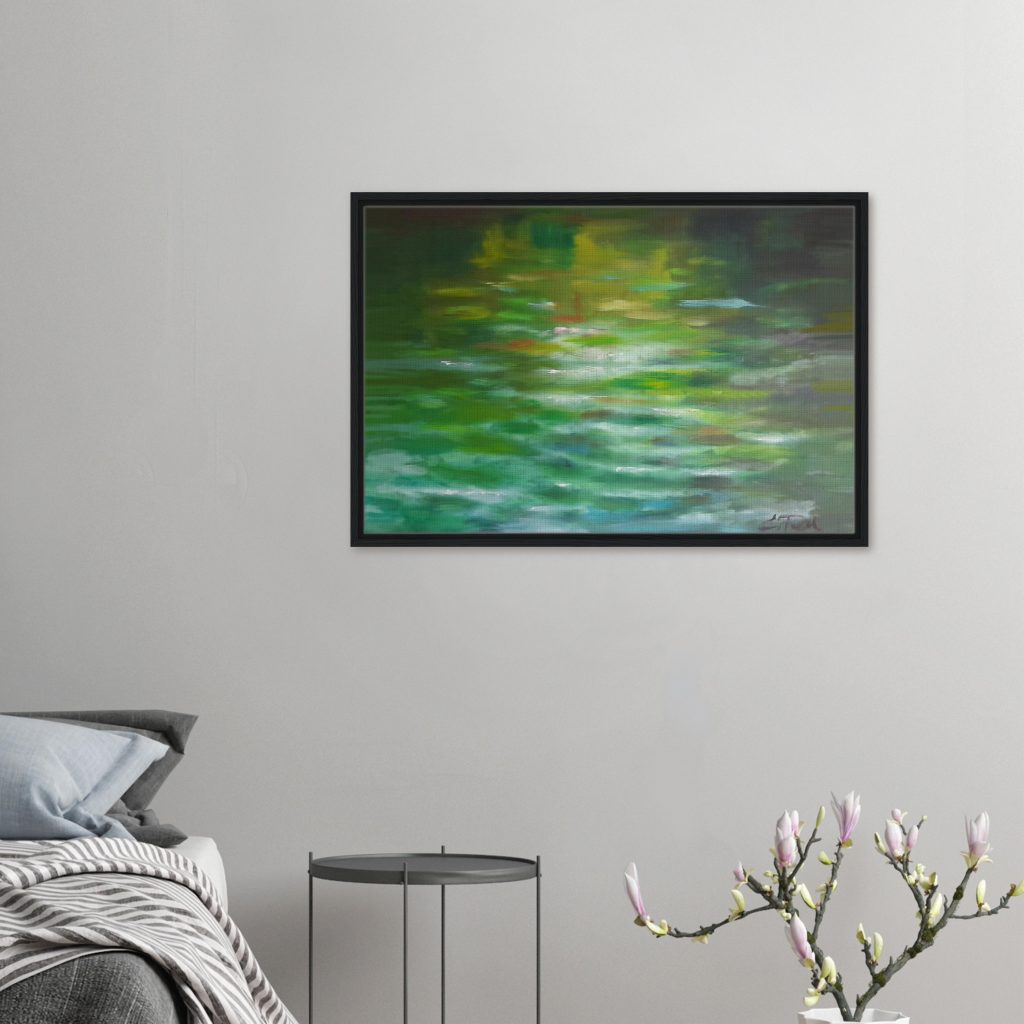 Leinwanddruck Rahmen Fluss-Bedroom-Modern-Grey-5