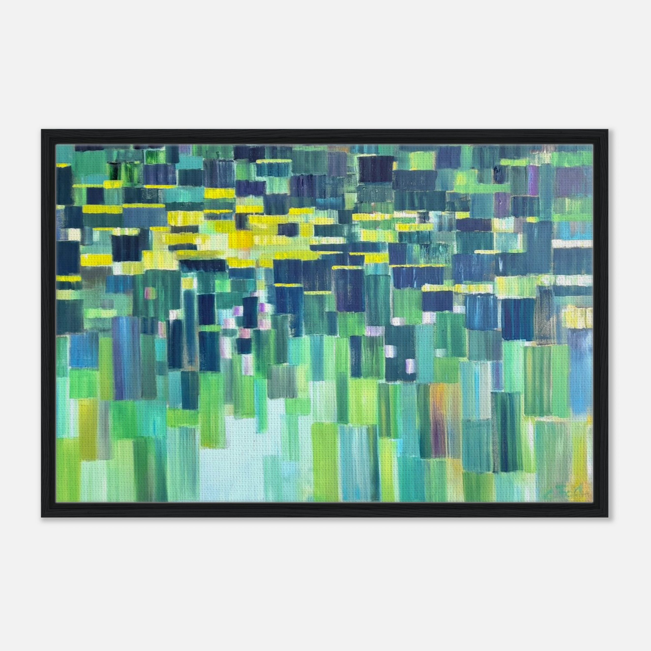 Leinwanddruck Fluss3-Close-Up-Plain-Gray-0