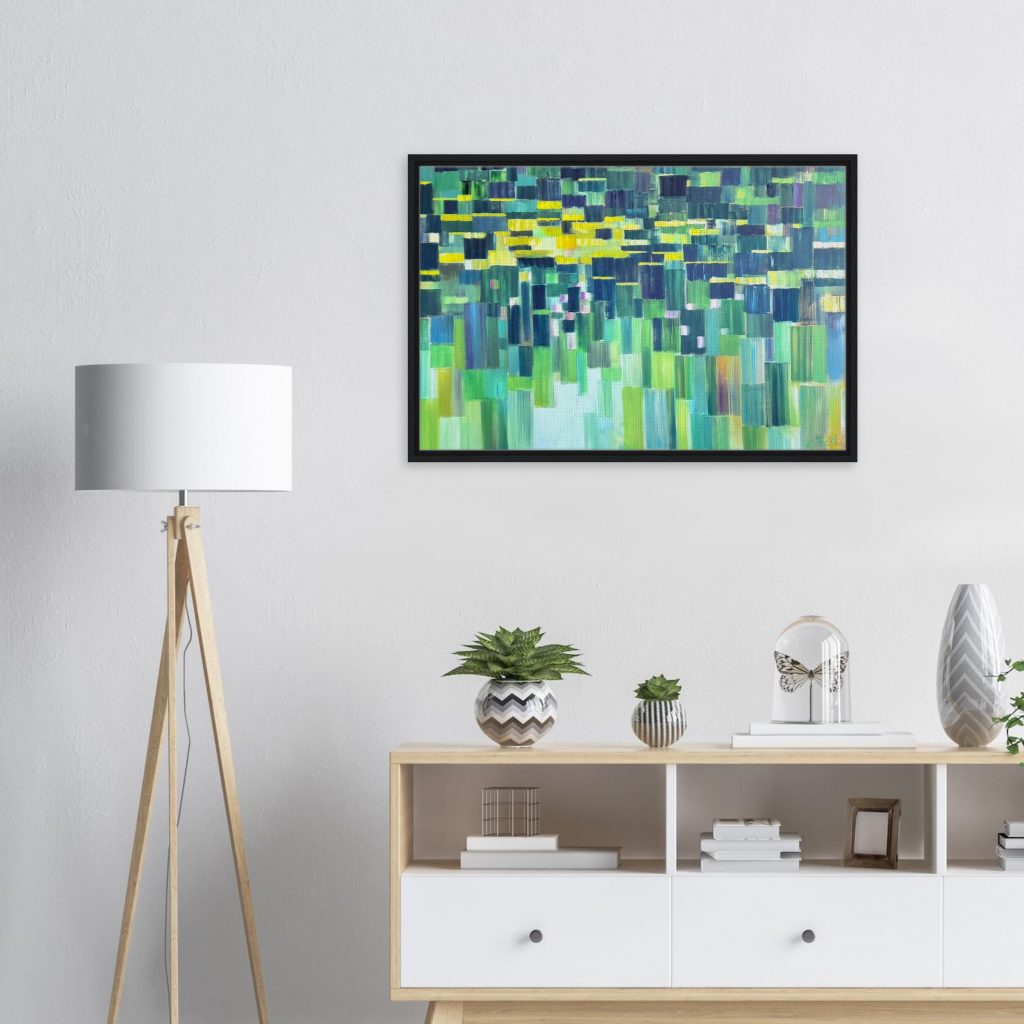Leinwanddruck Fluss3-Living-Room-Modern-White-1