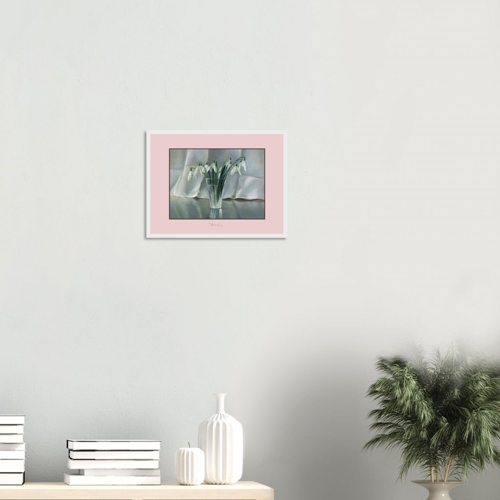 Poster Schneeglöckchen-Living-Room-Modern-White-2